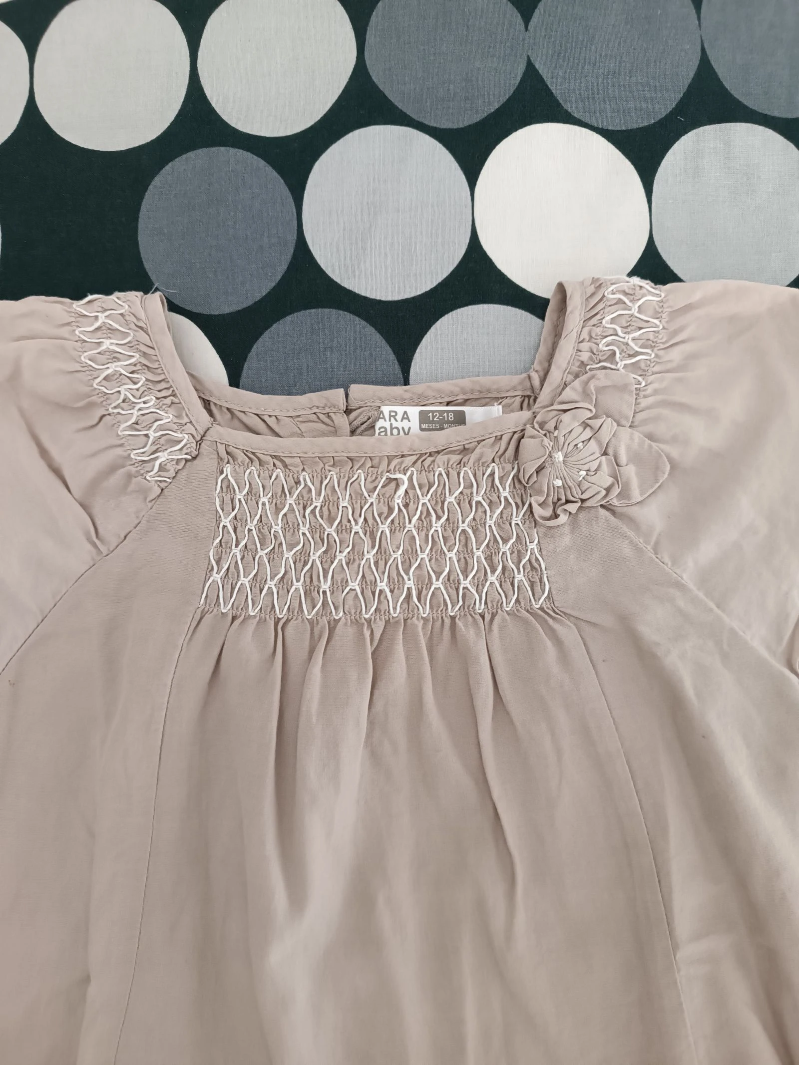 Vestido | Robe Bordado Zara 🌸 12-18 meses – photo 3